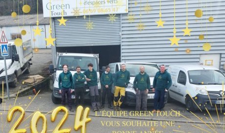 GREEN TOUCH vous souhaite une bonne année 2024