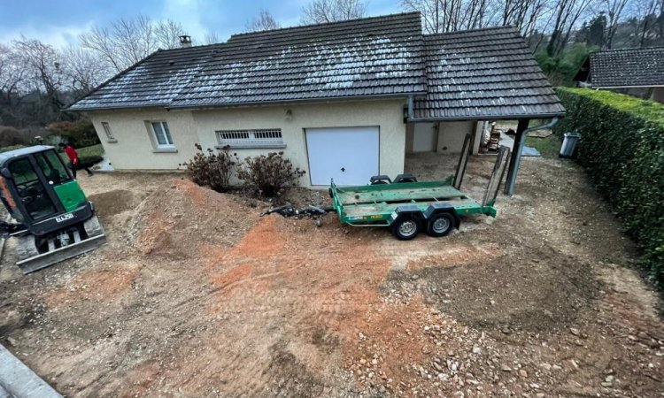 GREEN TOUCH - Paysagistes - Remise en état d'une cour à Bourgoin-Jallieu